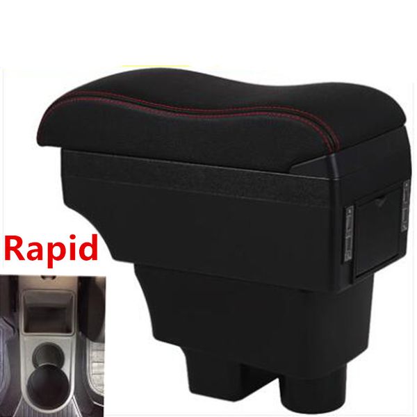 

for rapid armrest box central store content storage rapid school armrests box with cup holder ashtray usb interface