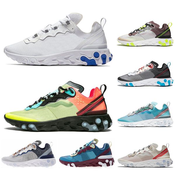 

with socks react element 87 55 running shoes for men women triple black royal desert sand sail mens trainers sports sneaker