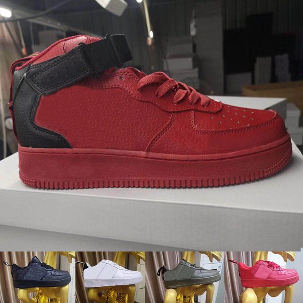 

2019 New Designer Sneaker One 1Men Women Running Shoes Sports Skateboarding Ones Shoes Luxury High And Low Men Women Outdoor Trainers Shoes