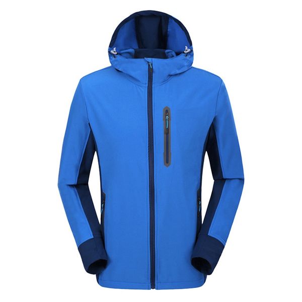 

oversize solid color classic men winter hooded softshell windproof waterproof soft coat shell jacket jaqueta masculino #828, Black;brown
