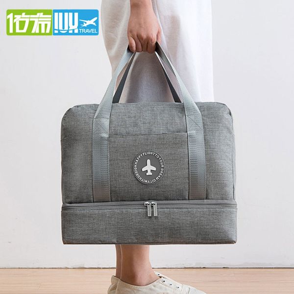 

iux brand packing cubes women travel bag hand luggage bag large capacity waterproof travel handbag men trolley suitcase