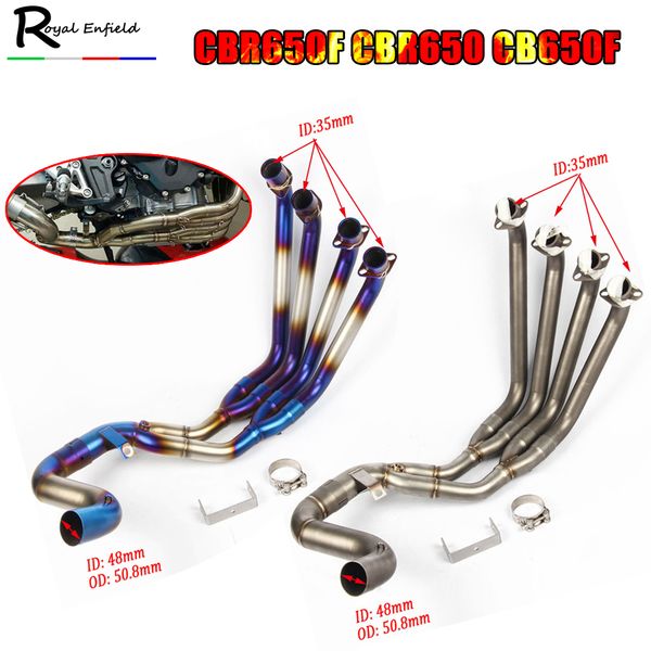 

for cbr650f cbr650 cb650f 2014-2018 front row side tntact stainless steel motorcycle full exhaust systems pipe cbr 650
