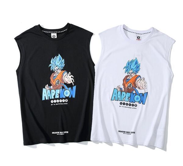 

мода ђболка ape джеѬи пимо гѬаии коне dragon ball жиле бакебол одежда кла, White;black