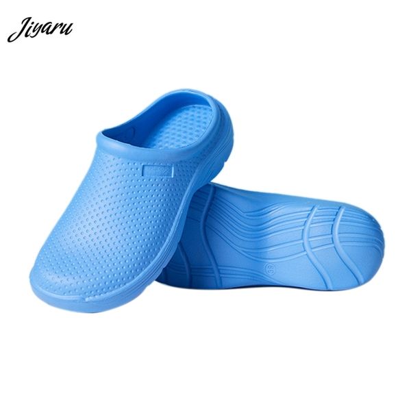 

new medical slippers nurses working shoes waterproof doctors slippers eva surgical footwear operating room lab, Black