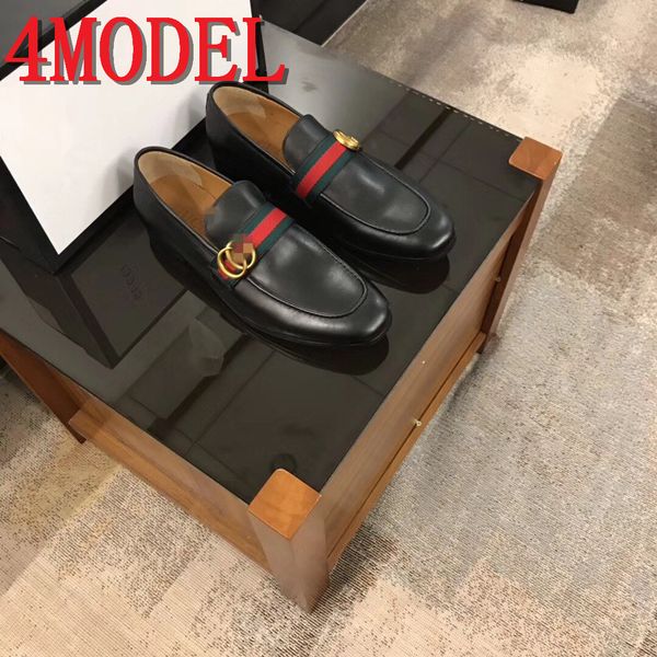 

2020 crocodiles pattern spring autumn leather men formal shoes luxurious male party club shoes slip-on casual wedding suit british shoe, Black