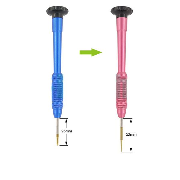 Neuer Stil 0,6 Y-Schraubendreherschlüssel S2 Stahl 0,6 x 25 mm Triwing für iPhone7 7Plus Schraubendreher gewidmet