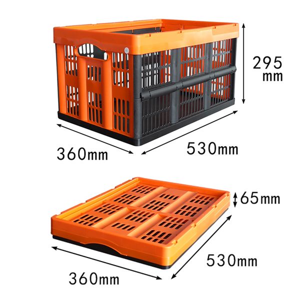 

4pcs/lot transporting stacked storage basket magazine plastic organizer folding boxes bins large for clothing toy kids clean