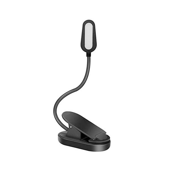 

blue shielded led buckle book light. an alternative to blue shielded glasses when reading at night.360-degree bendable neck