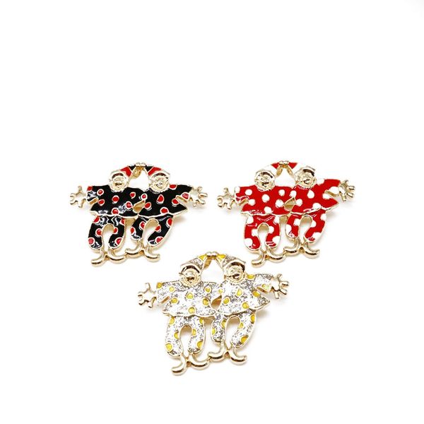 

christmas styles cute gift brooch, Gray
