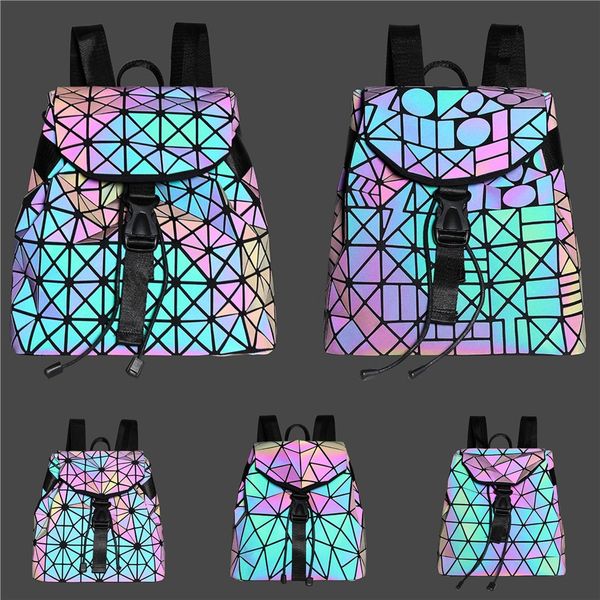 

small pvc transparent shoulder bags for women 2020 new quality pu luminous women designer backpack summer beach bags lady #760