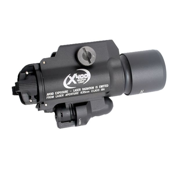

x400 scout light combo laser handgun led flashlight rifle gun laser light for hunting