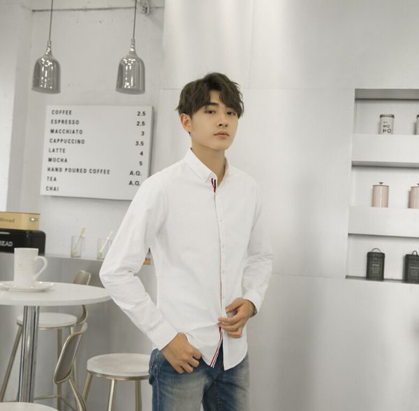 

outdoor shirts men wash cotton oxford shirt men's shirt long sleeve literary shirt wholesale, Gray;blue