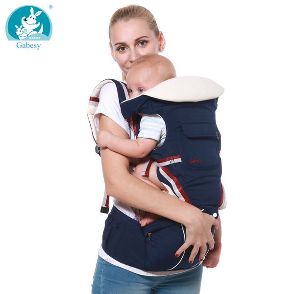 

luxury 9 in 1 baby carrier ergonomic carrier backpack hipseat for newborn and prevent o-type legs sling baby kangaroos new born y190522