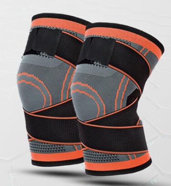Sports mulheres joelheiras profissional protetor Knee Pads respirável bandagem no joelho Brace para Basquetebol Ténis Ciclismo Funcionamento Futebol futebol