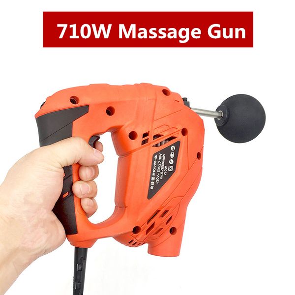 

electric muscle massage gun muscle massager 710w high frequency vibrating relief pain body relaxation slimming fitness