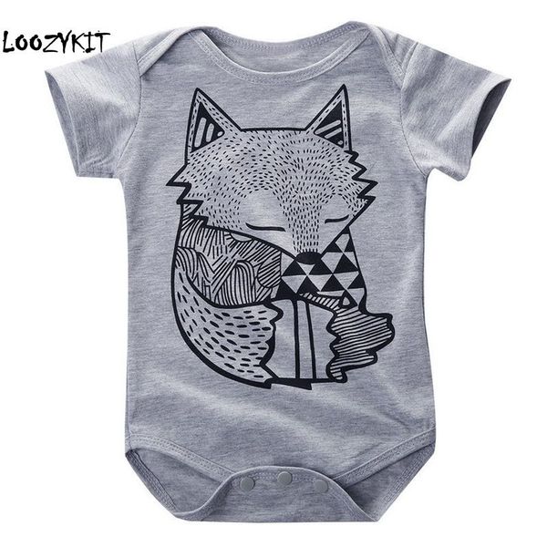

loozykit 2019 new newborn baby clothes baby romper cotton short sleeve cartoon o-neck girl boy clothing romper costumes navy, Blue
