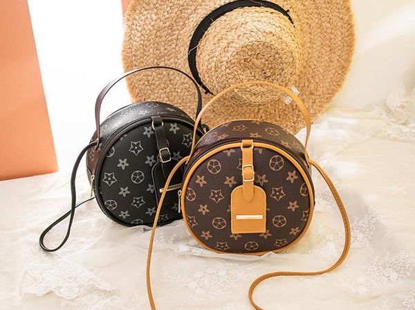

female 2020 new female trend round cake bag wild shoulder messenger bags small bag