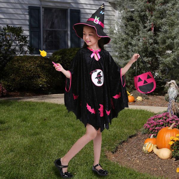 

cosplay costumes halloween dresses make-up clothes for children, Red;yellow