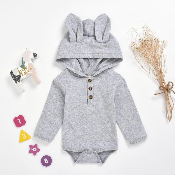 

2020 fashion newborn baby girls clothing long sleeve cotton romper jumpsuit choose sizes, Blue