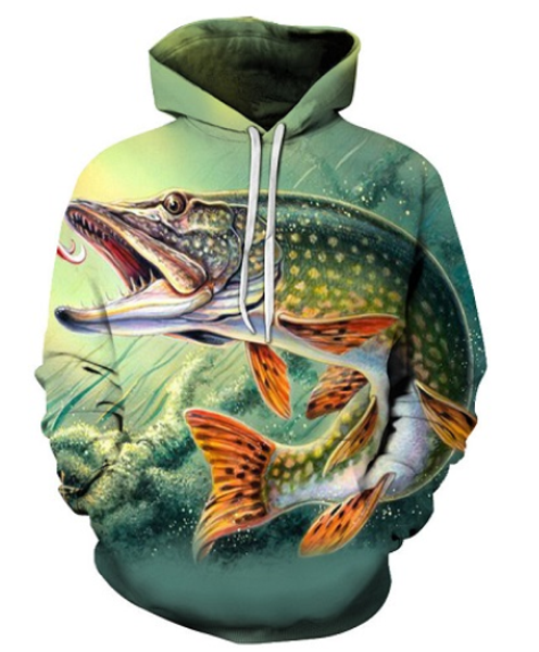 

новые моды горячие продажа рыбалка 3d печати толстовки fishman мода одежда женщины / мужчины смешные 3d hoodiest tracksutis повседневная пал, Black