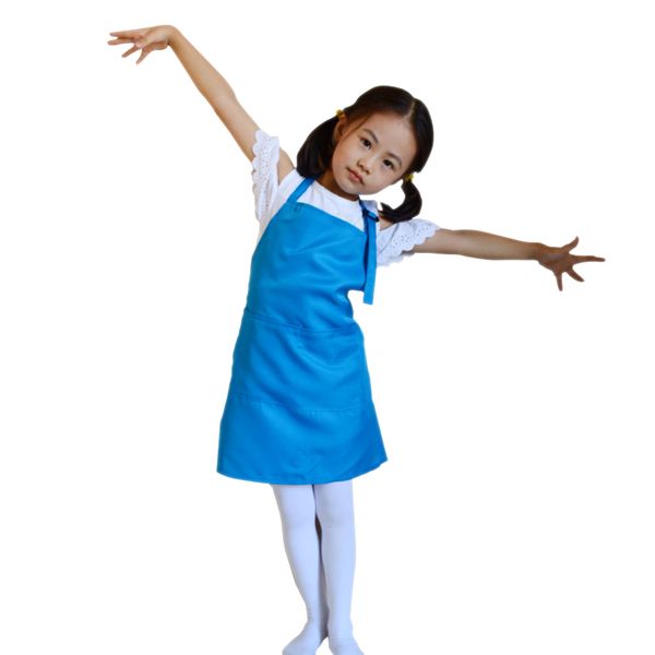 

multifunctional baby girl boy aprons kitchen lunch garden kid's aprons keep cleaning pinafore lfd