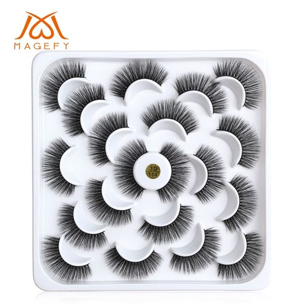 

10 pairs natural false eyelashes fake lashes long makeup 3d mink lashes eyelash extension mink eyelashes for beaut dhl ing