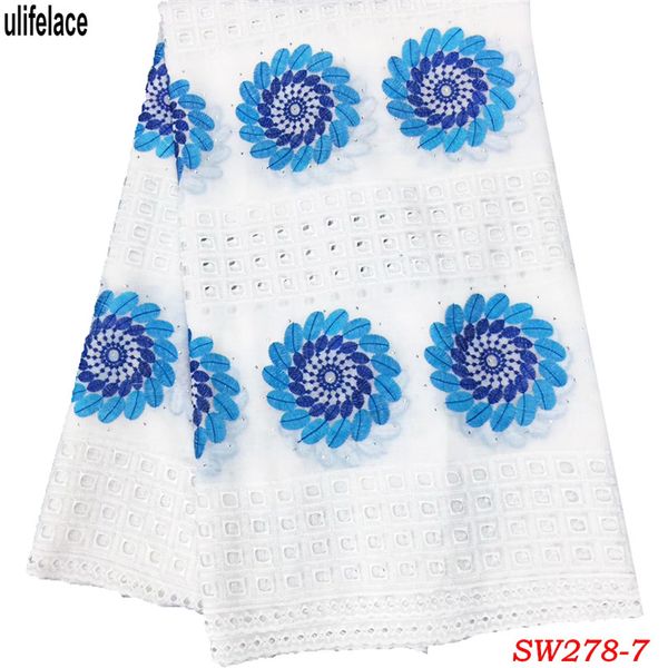 

nigerian bridal white wedding lace fabric african swiss voile lace 100% cotton swiss voile lace in switzerland sw-278, Black;white