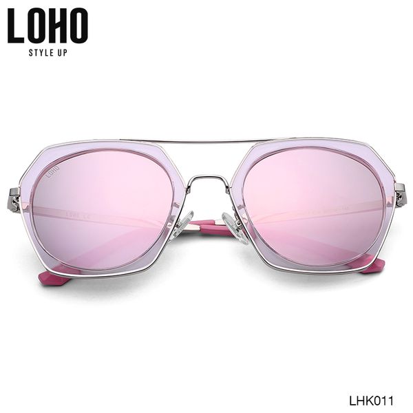 

loho sun glasses womens polarized driving mirror can be equipped with myopia sunglasses womens sunglasses korean-style sun glasses lhk011, White;black