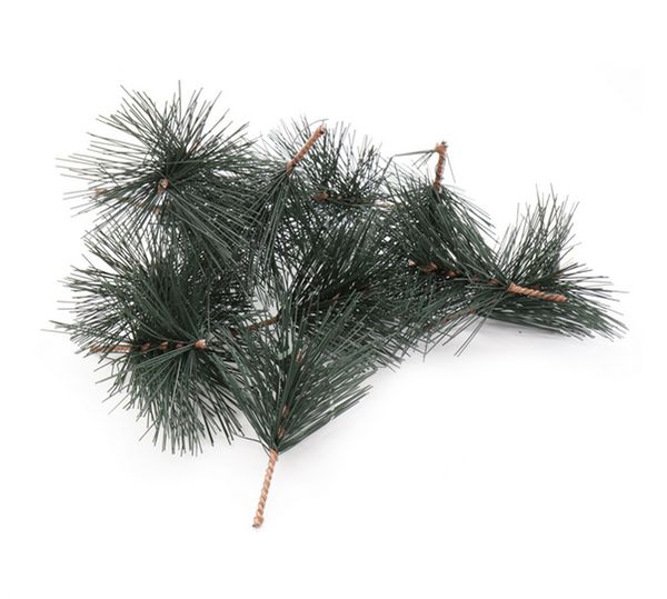 

5 colors 10pcs pine needle artificial fake plant artificial flower branch for christmas tree decoration accessories diy bouquet