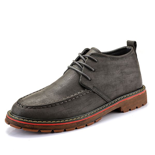 

2019 new men oxford genuine leather fur warm dress shoes brogue lace up flats male casual shoes black brown %1828-1