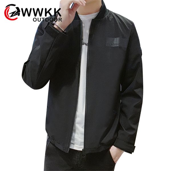 

wwkk outdoors spring autumn mens camping trekking thin windproof hiking jacket four seasons mountaineering multi-function jacket, Blue;black
