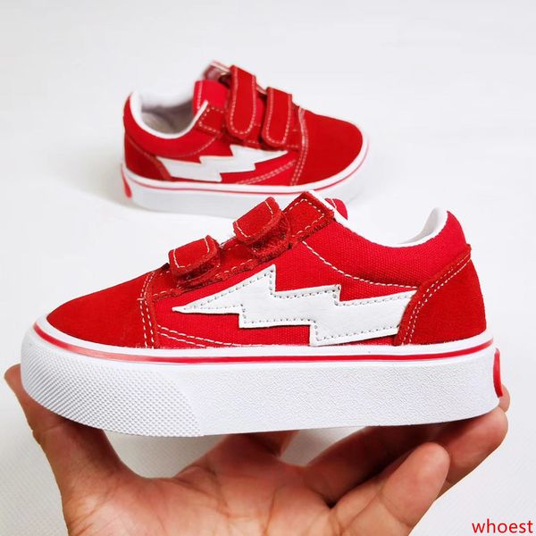 

new revenge x storm old skool children running shoes boy girl youth kid sport sneaker size 25-35