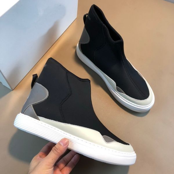 

men sneaker casual shoes fashion smart platform trainers luminous fluorescent shoe snake back leather chaussures pour hommes, Black