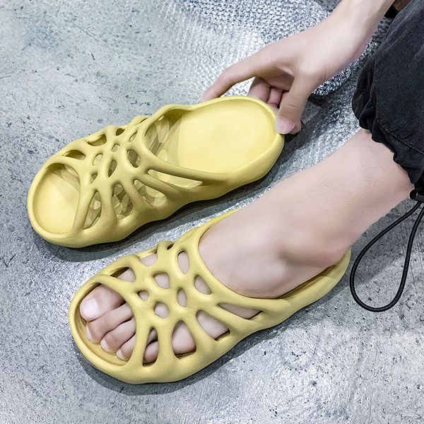 

новые мужчины сандалии покрытием лето вьетнамки высокое качество открытый пляж тапочки повседневная обувь главная мужская обувь вода 2020, Black