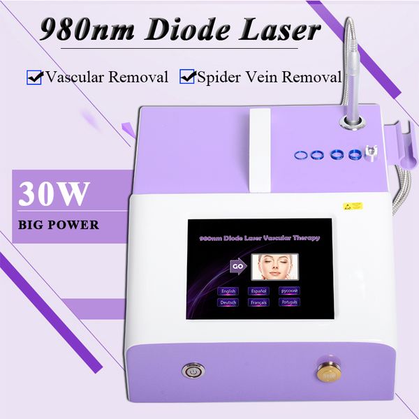 

лучшая цена 980nm красный удаление крови 980nm лазерный диод удаление сосудистые угри сосудистые сеточки красоты оборудование