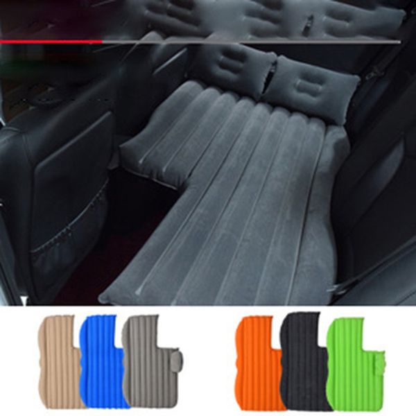 

multi-function inflatable travel mattress bed universal for back seat for car vehicle sofa pillow outdoor camping mat cushion
