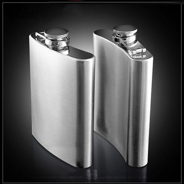 

stainless steel hip flask flagon portable whisky flasks wine pot bottle drinkware alcohol bottle for drinker bar accessories