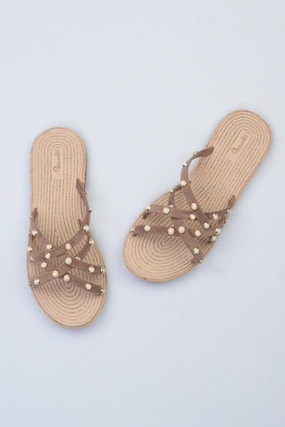 

bambi mink women 's slippers f0325085072, Black