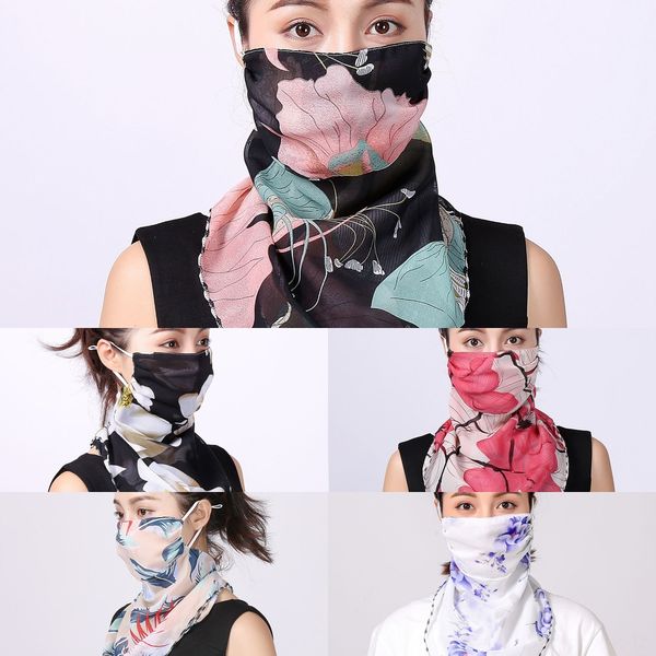 

kazg8 cycling face ski scarf wrap windproof dust outdoor sports balaclava headband mask scarf bike printed for cycling hiking, Black