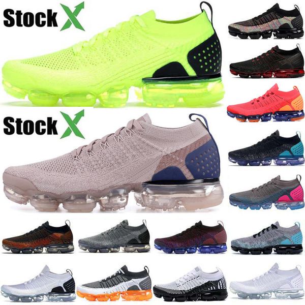 

2020 vapors 2.0 knit cushion volt womens men running shoes designer diffused taupe red orbit sports sneakers mens trainers maxes size 36-45, White;red