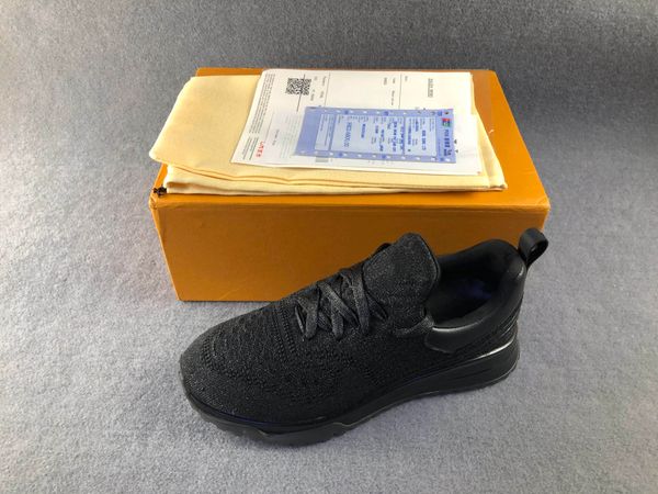 

new arrival vnr sneaker comfortable and breathable full knitted mesh v.n.r men designer shoes casual shoes, Black
