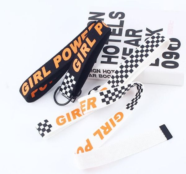 

new girl canvas belt letters printed belt the korean version double loop ring belts fashion canvas belts party favor