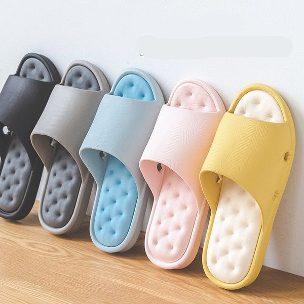 

2019 summer flat shoes woman home slippers fashion style lovers indoor bathroom slipper female slides beach flip flops sh022010w, Black