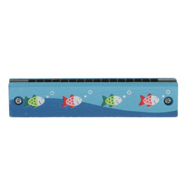 

harmonica, musical educational toys / wooden harmonica musical toys for 3-7 years children, fish