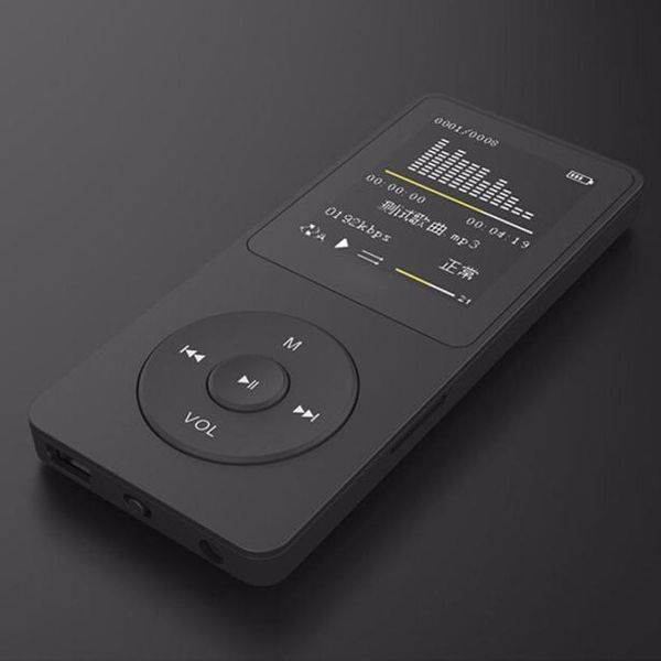 

1.8'' tft black 8g mp3 hifi lossless sound music player fm recorder tf card