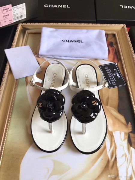

famous designer ladies fashion casual slippers, ladies sandals slippers, with box, Black