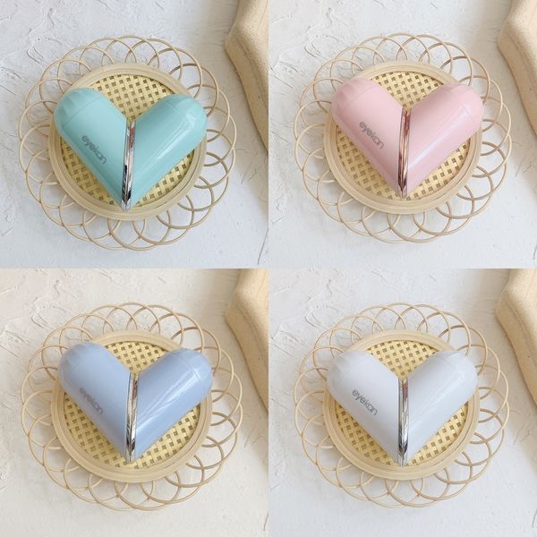 

i3vxu invisible portable super cute case glasses case storage glasses box cute heart-shaped kaida eyekan dual care partner contact lens stor