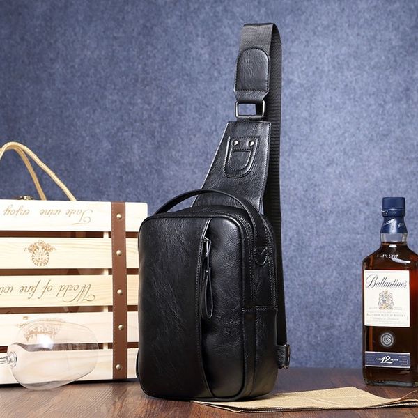 

new men's chest bag leisure waist bag shoulder men's slung