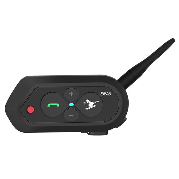 

Ejeas Ski10 1200M Горнолыжная Bluetooth Communicator Helmet Walkie Talkie гарнитура 500mAh Aux для двух горнолыжн