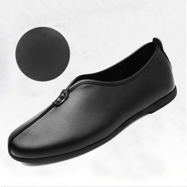 

leather male female taichi shoes wushu kungfu tai chi shoes taiji sneakers